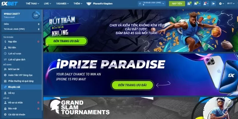 Đa dạng ưu đãi khủng dành cho hội viên tham gia 1xbet Đa dạng ưu đãi khủng dành cho hội viên tham gia 1xbet